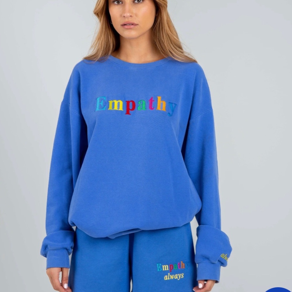mayfair group empathy royal blue crewneck